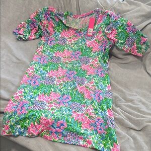 NWT Lilly Pulitzer Belden Elbow Sleeve Dress in A Cherry on Top